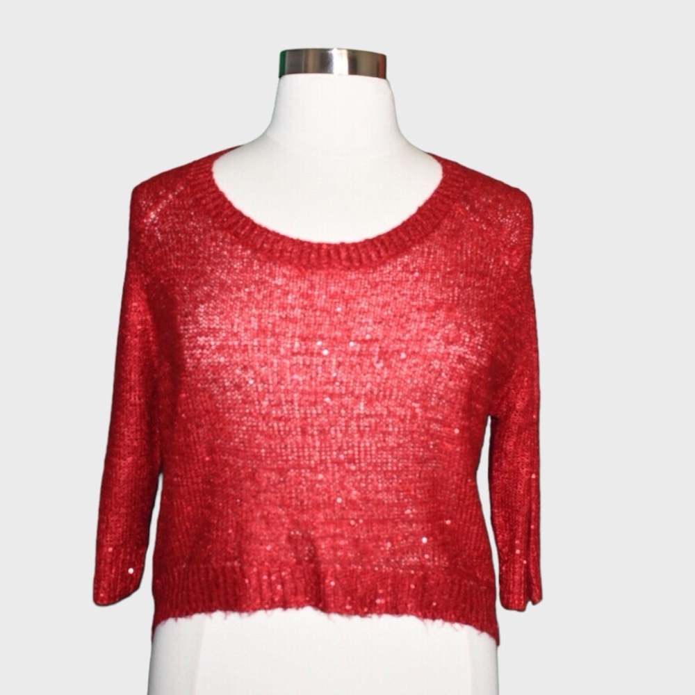 Nue‎ Options Sequin Knit Sweater